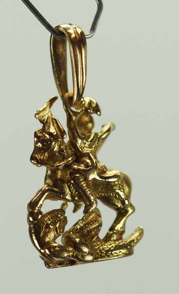 2.1.) EuropaGroßbritannien: Hosenband Orden, Kleinod Miniatur - Gold.Gold, feine plastische - Image 3 of 3