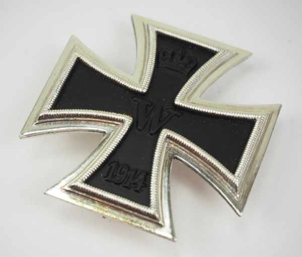 1.1.) Kaiserreich (bis 1933)Preussen: Eisernes Kreuz, 1914, 1. Klasse.Geschwärzter Kern, silberne - Image 2 of 3