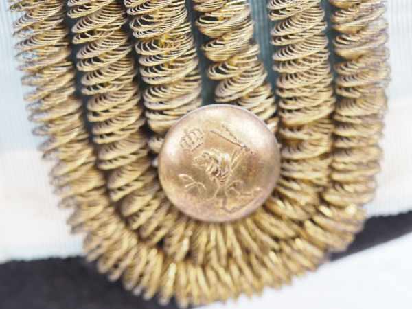 4.1.) Uniformen / KopfbedeckungenBayern: Zweispitz für Staatsbeamte.Schwarzer Nadelfilz, goldene - Image 8 of 10