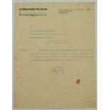 3.3.) AutographenHeydrich, Reinhard.(1904-1942). SS-Obergruppenführer und General der Polizei,