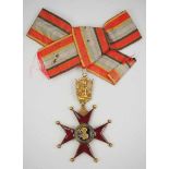 2.1.) EuropaVatikan: Orden des hl. Gregors des Großen, 1. Ausführung (1831 - ca. 1860), militärische