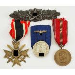 1.2.) Deutsches Reich (1933-45)Nachlass eines Nahkämpfers.1.) Kriegsverdienstkreuz, 2. Klasse mit