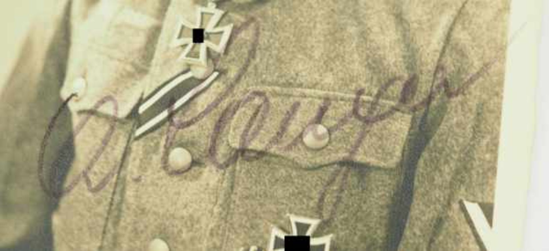 3.3.) AutographenLanger, Albert.(1924-12993). Ihm wurde das Ritterkreuz als Gefreiter und - Image 3 of 4