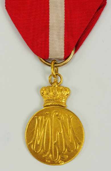 1.1.) Kaiserreich (bis 1933)Baden: Medaille zur Hochzeit Max von Baden 1900, in Gold.Gold, WP und - Image 2 of 4