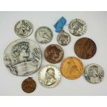 7.4.) MünzenItalien: Sammlung von 11 Medaillen.Diverse.Zustand: II7.4 ) Coins