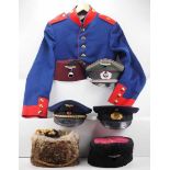 4.1.) Uniformen / KopfbedeckungenDeutsches Reich: Lot Kopfbedeckungen.Diverse. Ohne Obligo.