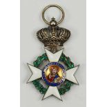 2.1.) EuropaGriechenland: Erlöser Orden, 2. Modell (1863-1974), Offizierskreuz.Silber vergoldet,