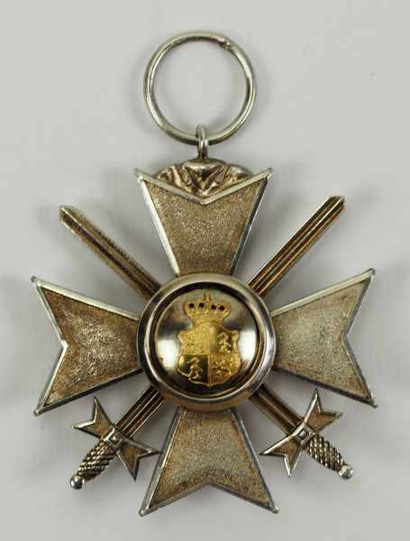 1.1.) Kaiserreich (bis 1933)Reuss: Fürstlich Reußisches Ehrenkreuz, 4. Klasse mit Schwertern.Silber,