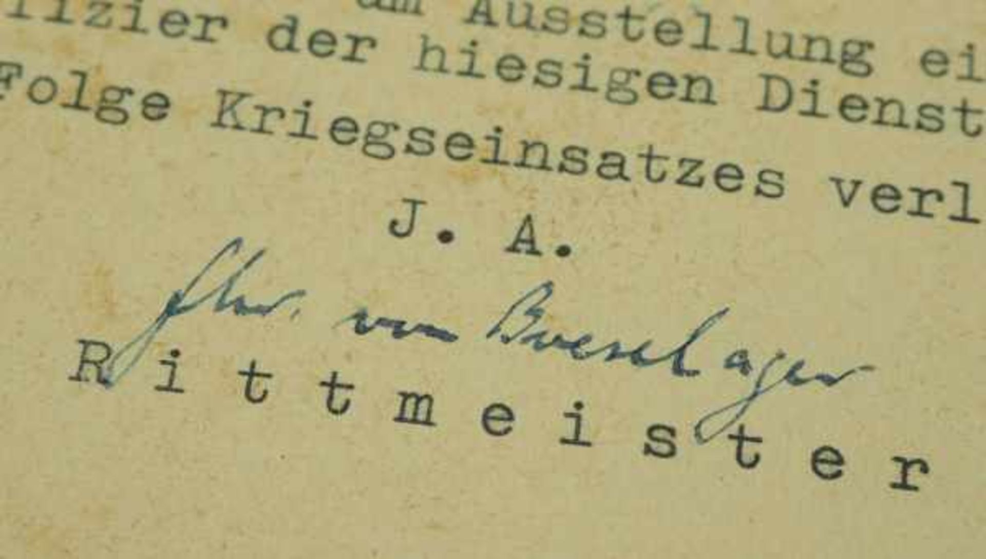 3.3.) AutographenFreiherr von Boeselager, Philipp.(1917-2008). Rittmeister, Angehöriger des - Bild 4 aus 4