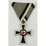 2.1.) EuropaÖsterreich: Marianerkreuz des Deutschen Ritterordens, Brustkreuz.Silber, tewilweise