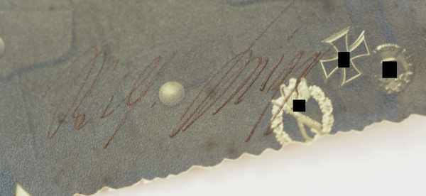 3.3.) AutographenKeipp, Willy.(1917-1996). Das Ritterkreuz wurde ihm am 30. Oktober 1943 als - Image 3 of 4