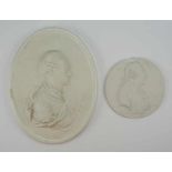 7.4.) MünzenFriedrich der Große / Goethe.1.) Friedrich der Große, Porzellan Medaille, mit
