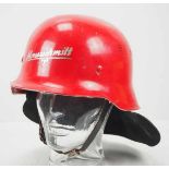 4.1.) Uniformen / KopfbedeckungenWerkswehr: Stahlhelm - Messerschmitt.Rot lackierter Helm, mit