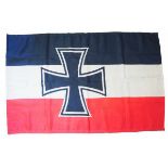 4.2.) Effekten / AusrüstungDeutsches Reich: Kriegsflagge.Leinen.123 x 79 cm.Zustand: II4.2.)