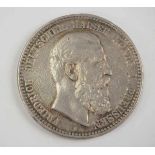 7.4.) MünzenPreussen: 5 Mark - 1888.Silber.Zustand: III7.4 ) CoinsI