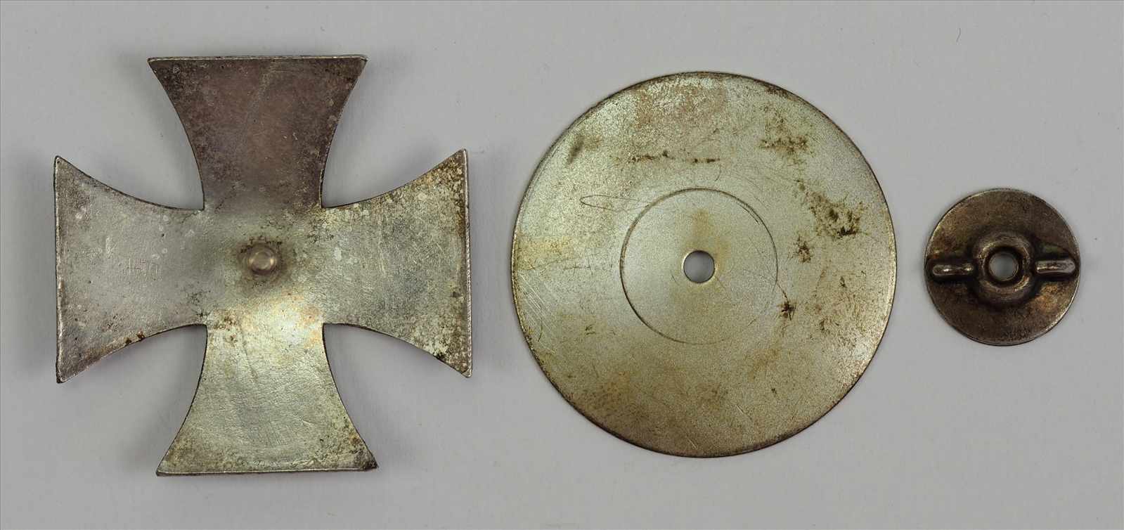 Preussen: Eisernes Kreuz, 1914, 1. Klasse - Schraubscheibe.Silber, Schwärzung erneuert, an - Image 3 of 3
