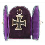 Preussen: Eisernes Kreuz, 1914, 2. Klasse, im Präsentationsetui.Geschwärzter Eisenkern, Silberzarge,