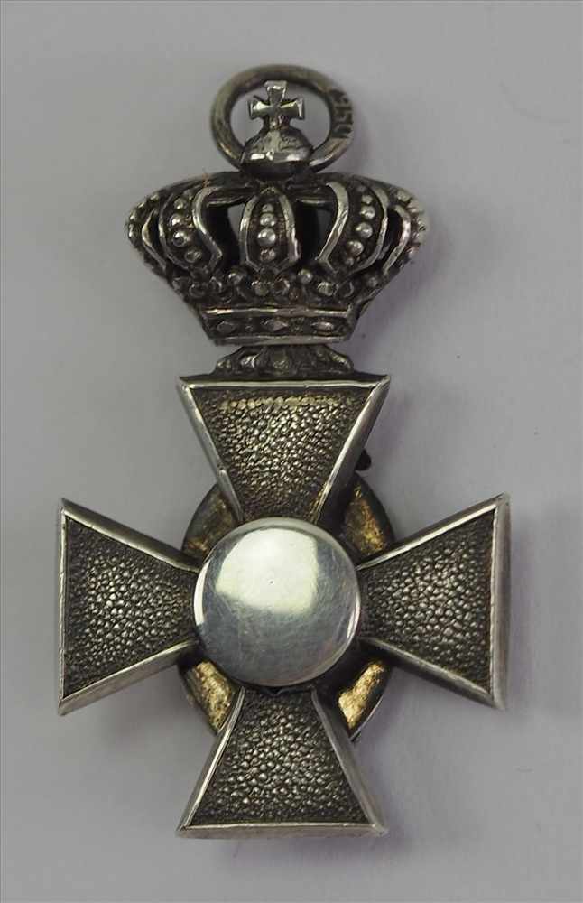 Bayern: Verdienstorden vom hl. Michael, Verdienstkreuz mit Krone.Silber, mehrteilig gefertigt, die - Image 3 of 3