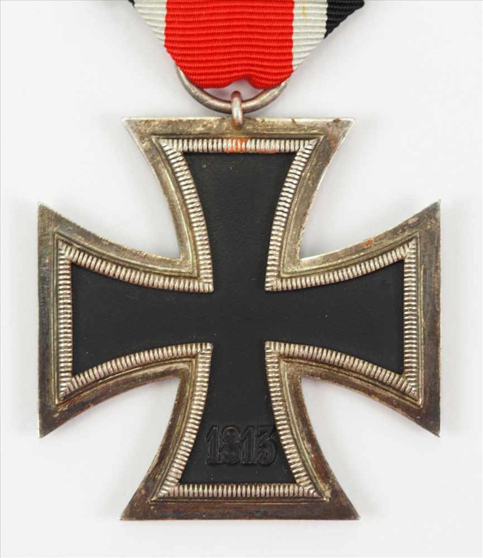 Eisernres Kreuz, 1939, 2. Klasse - Übergröße.Geschwärzter Eisenkern, silberne Zarge, polierte - Image 3 of 3