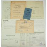 Urkunden aus dem Nachlass des Oberst Adolf Jäkel - Ritterkreuz am 19.8.1944.- Schreiben hinsichtlich