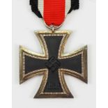 Eisernres Kreuz, 1939, 2. Klasse - Übergröße.Geschwärzter Eisenkern, silberne Zarge, polierte
