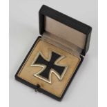 Eisernes Kreuz, 1939, 1. Klasse, im Etui - L 54. Geschwärzter Eisenkern, versilberte Zarge,