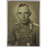 Bruer, Alfred.(1897-1976). Oberst und Kommandeur des Panzer-Art. Regiment 155, Korpsartillerie des