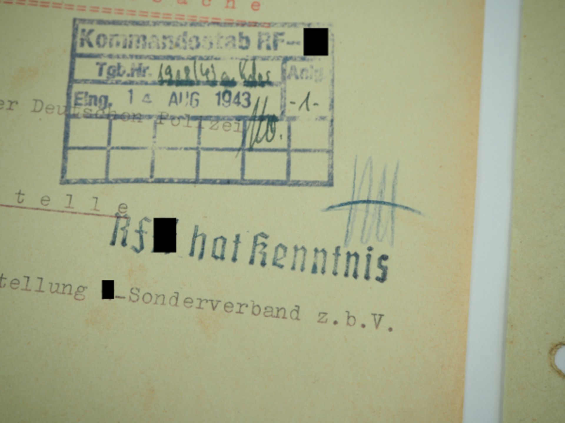 Skorzeny, Otto.(1908-1975). SS-Obersturmbannführer (RK, EL, DKig), eigenh. Autograph.Schreiben des - Image 2 of 4
