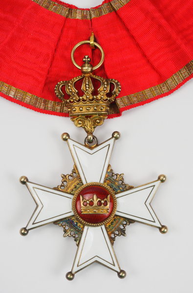 Baden: Orden Berthold des Ersten, Großkreuz.Silber vergoldet, teilweise emailliert, mehrteilig