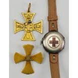 Baden: Nachlass einer Krankenschwester.1.) Kreuz für freiwillige Kriegshilfe (1914-1916), 2.)