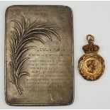 Frankreich: Nachlass eines Serganten des 15. Infanterie-Regiments.1.) St. Helena Medaille, 2.)