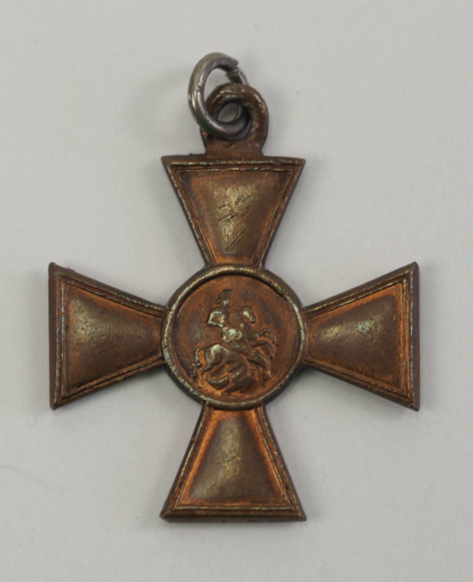 Russland: St. Georgs Orden, Soldatenkreuz 2. Klasse.Buntmetall, mit Verleihungsnummer.Zustand: II