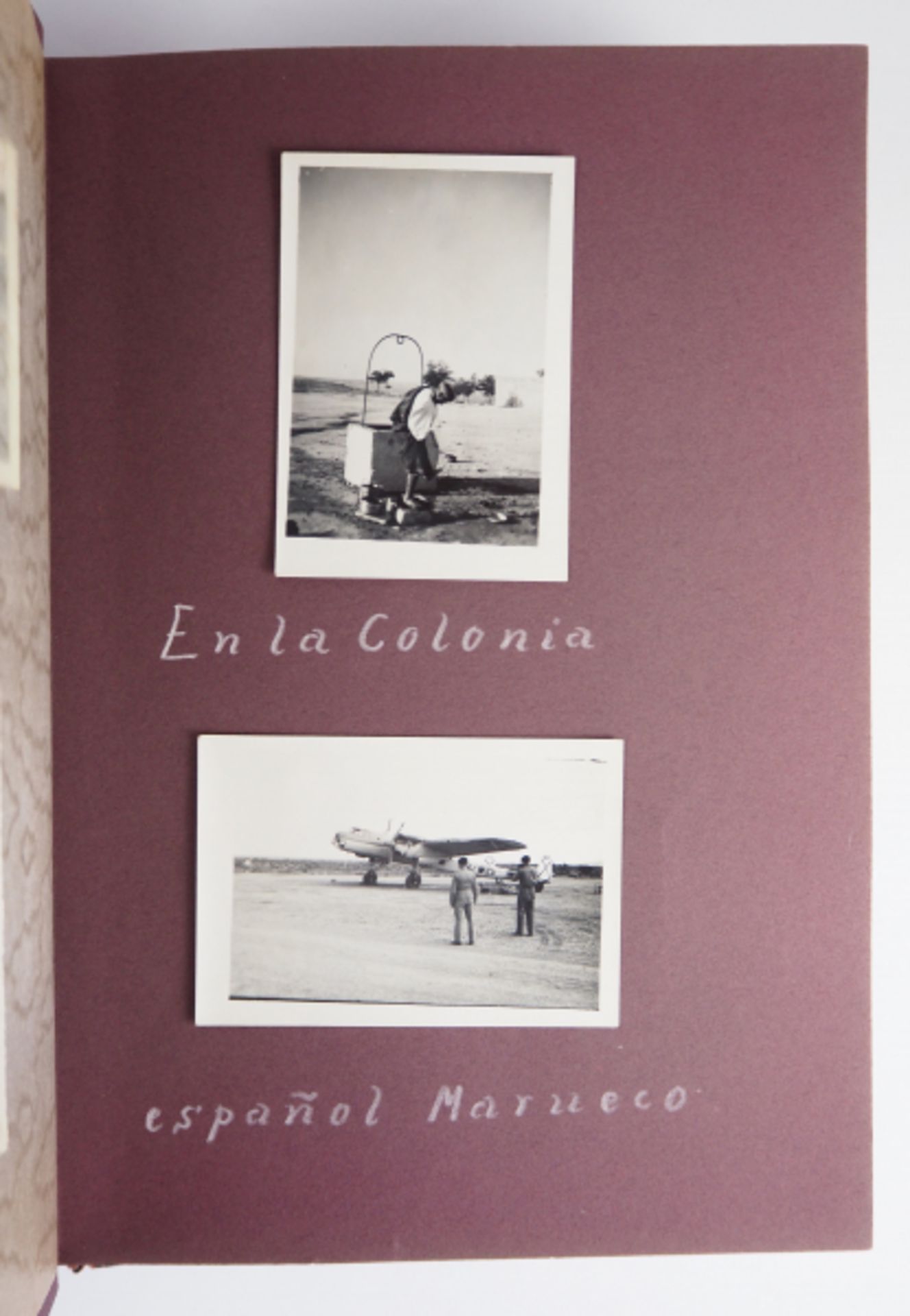 Spanienfeldzug 1938/39 und Russlandfeldzug 1940/41 Fotoalbum.Weinroter Struktureinband, 103 Fotos, - Image 12 of 13