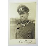 Drexel, Johann (Hans).(1919-2004). Träger des Ritterkreuzes des Eisernen Kreuzes das ihm als