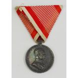 Österreich: Tapferkeitsmedaille, 7. Modell (1866-1914), Silber, 2. Klasse.Silber, Stempelschneider