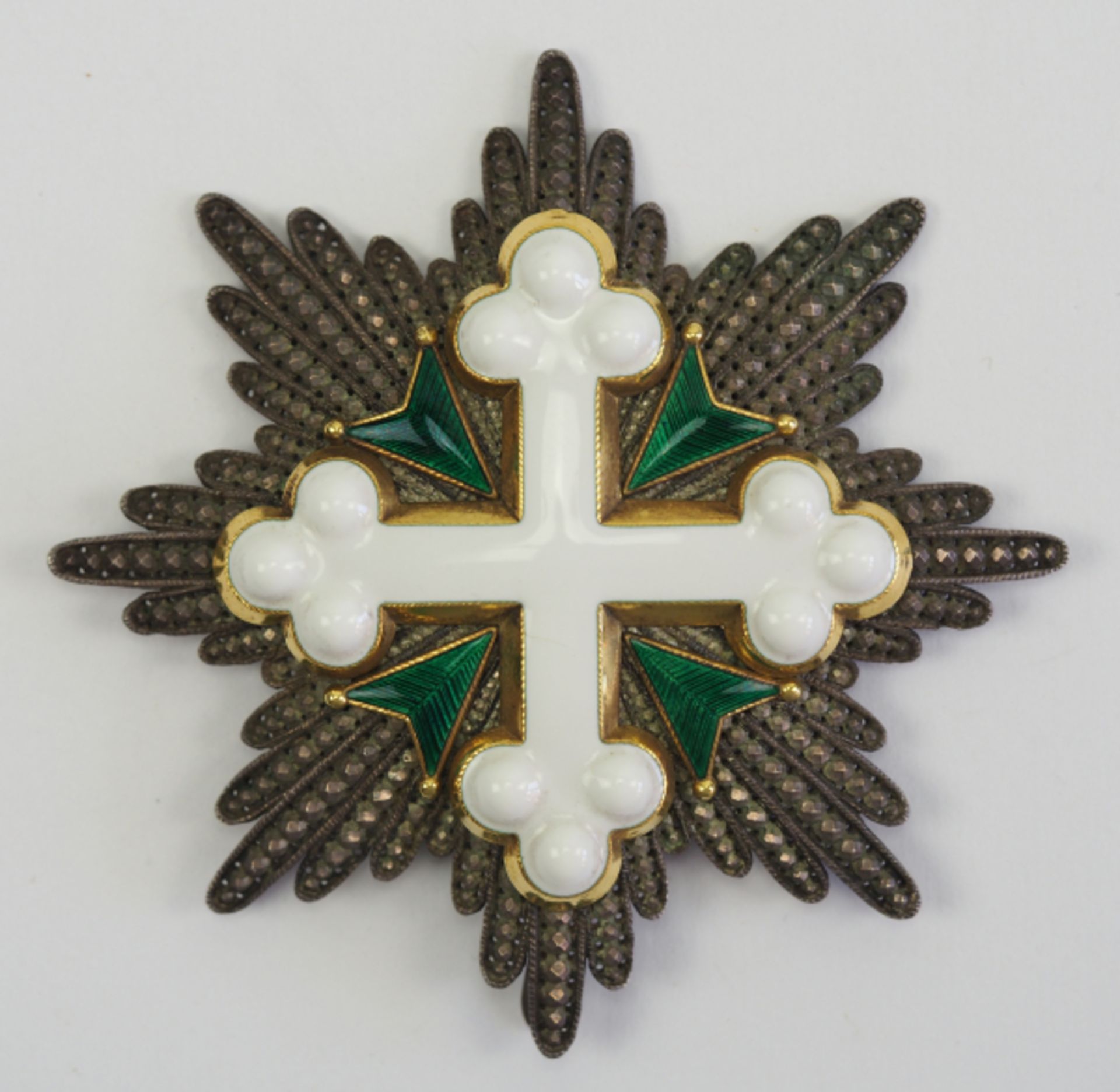 Italien: Ritterorden des heiligen Mauritius und heiligen Lazarus, 3. Modell (1868-1943), Großkreuz