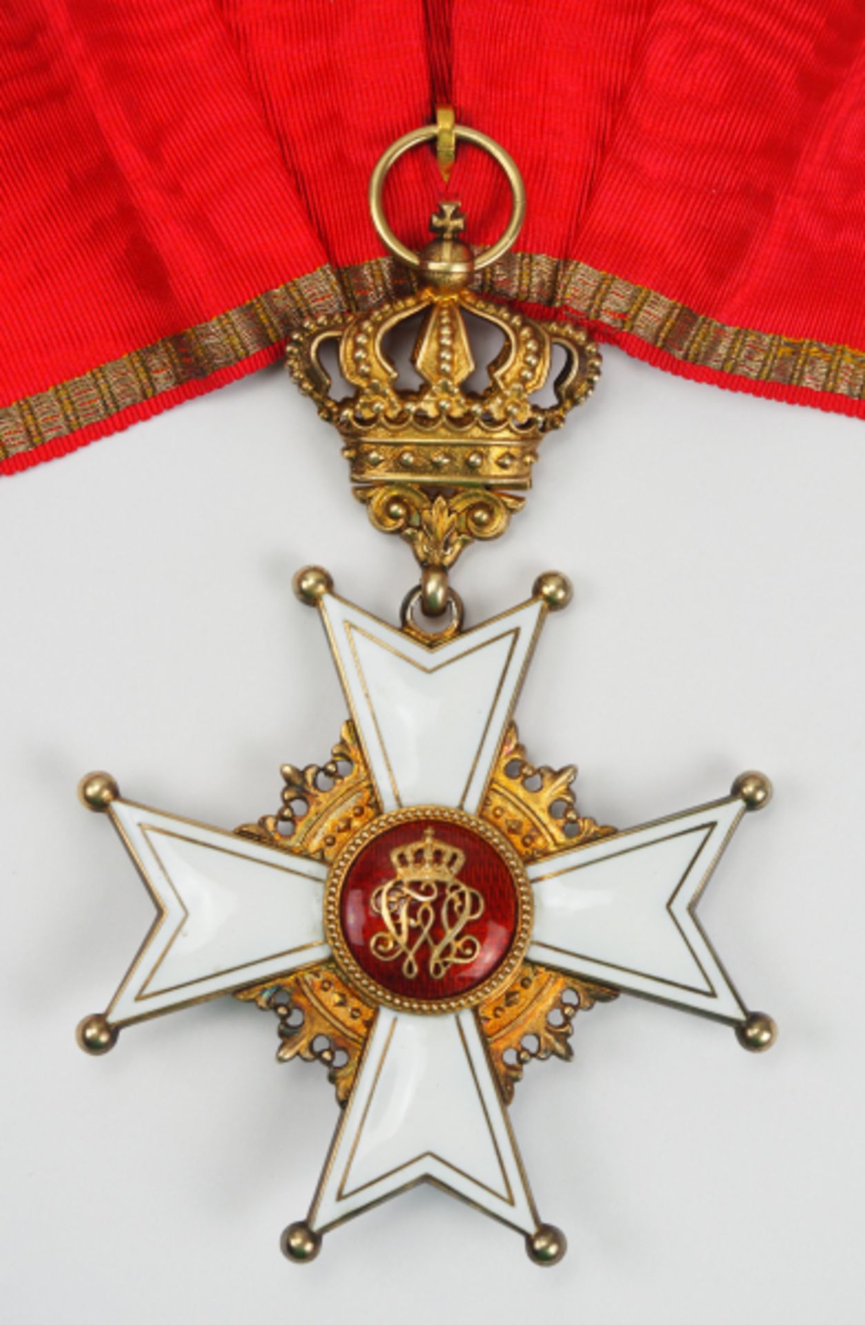 Baden: Orden Berthold des Ersten, Großkreuz.Silber vergoldet, teilweise emailliert, mehrteilig - Bild 5 aus 6