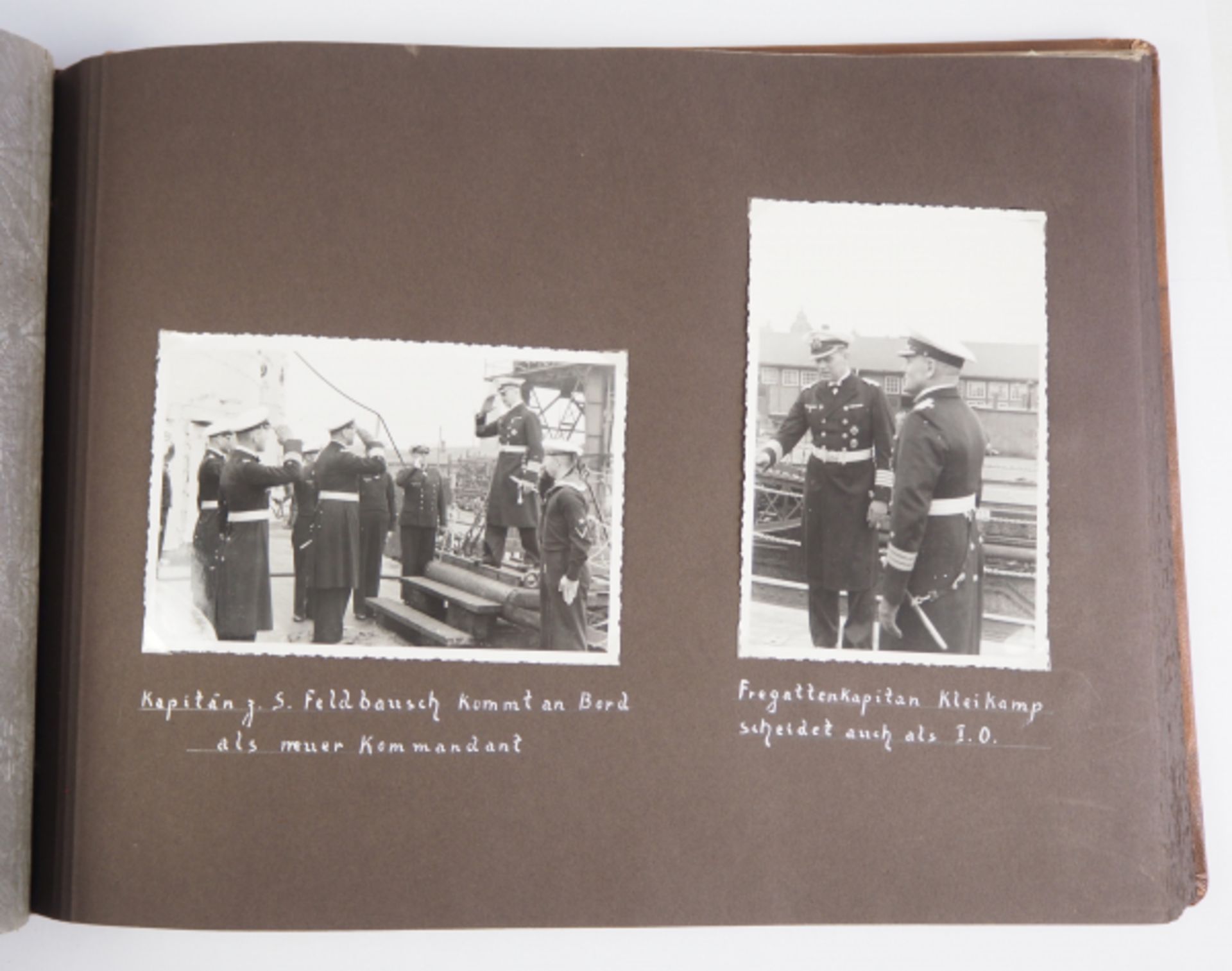 Kriegsmarine: Fotoalbum der Auslandsreise des Linienschiffs Schleswig-Holstein 1936/37.Brauner - Image 6 of 6