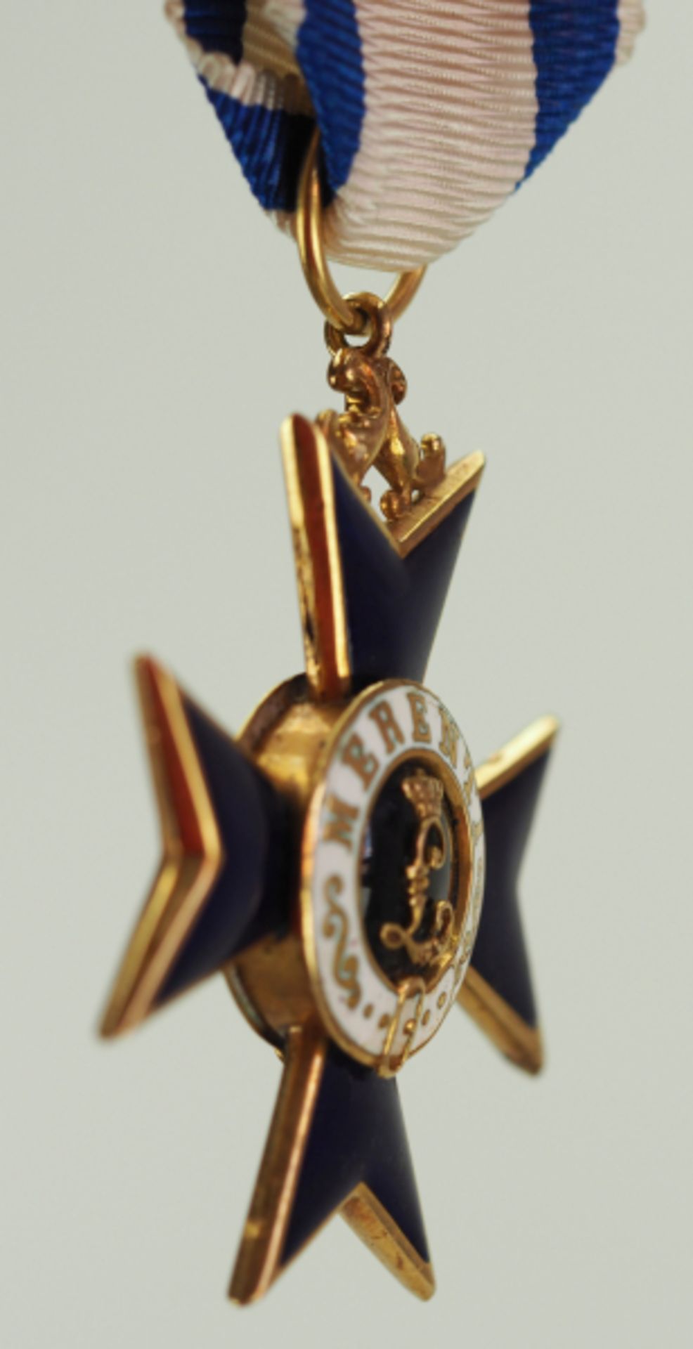 Bayern: Militär-Verdienst-Orden, Ritterkreuz 2. Klasse ohne Flammen (1866-1905).Gold, teilweise - Bild 4 aus 5