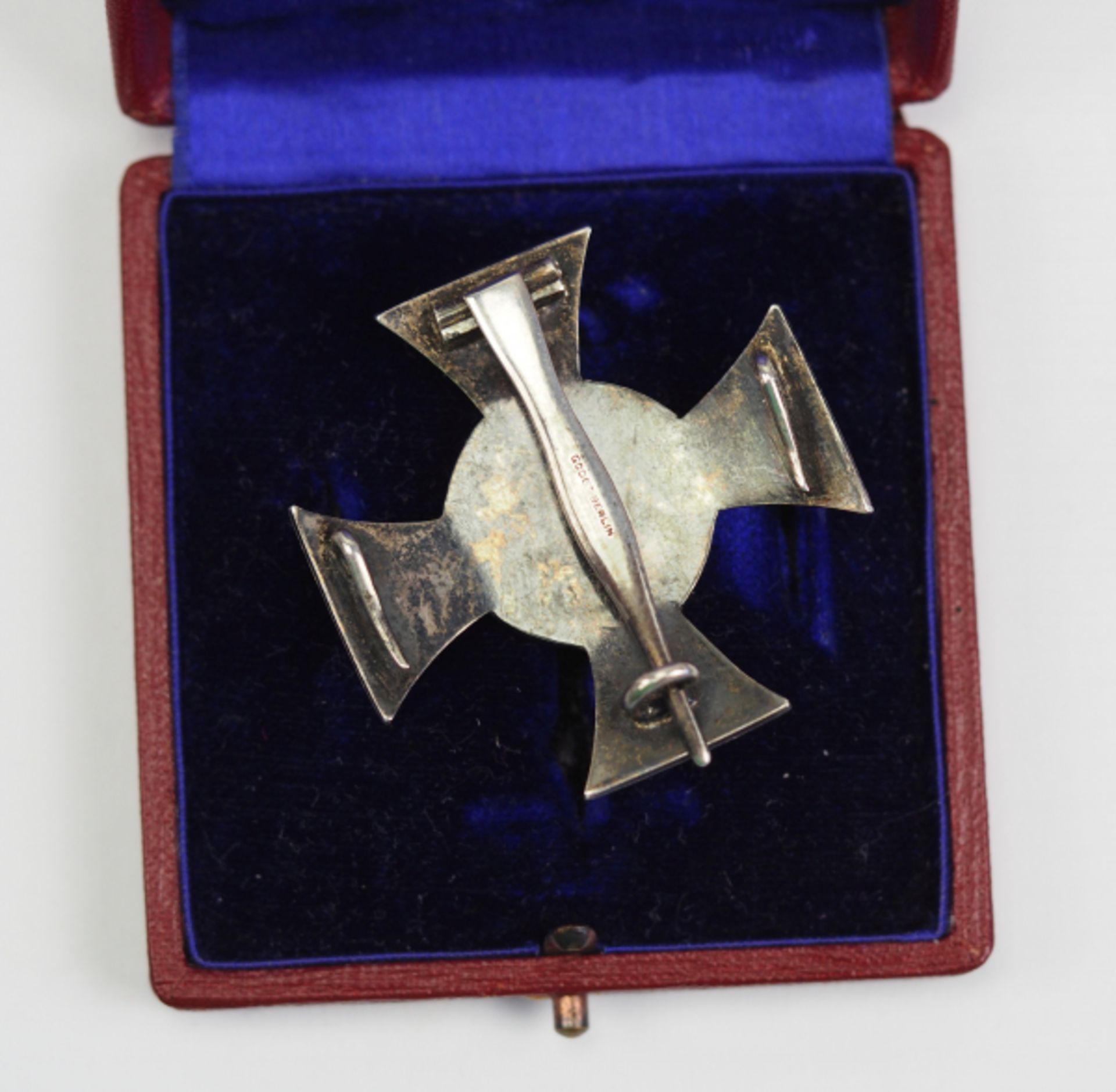 Mecklenburg-Strelitz: Kreuz für Auszeichnung im Kriege 1914, Für Tapferkeit, 1. Klasse, im Etui - - Bild 3 aus 7