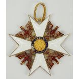 Preussen: Roter Adler Orden, 4. Modell (1885-1917), Großkreuz Kleinod.Gold, teilweise emailliert,