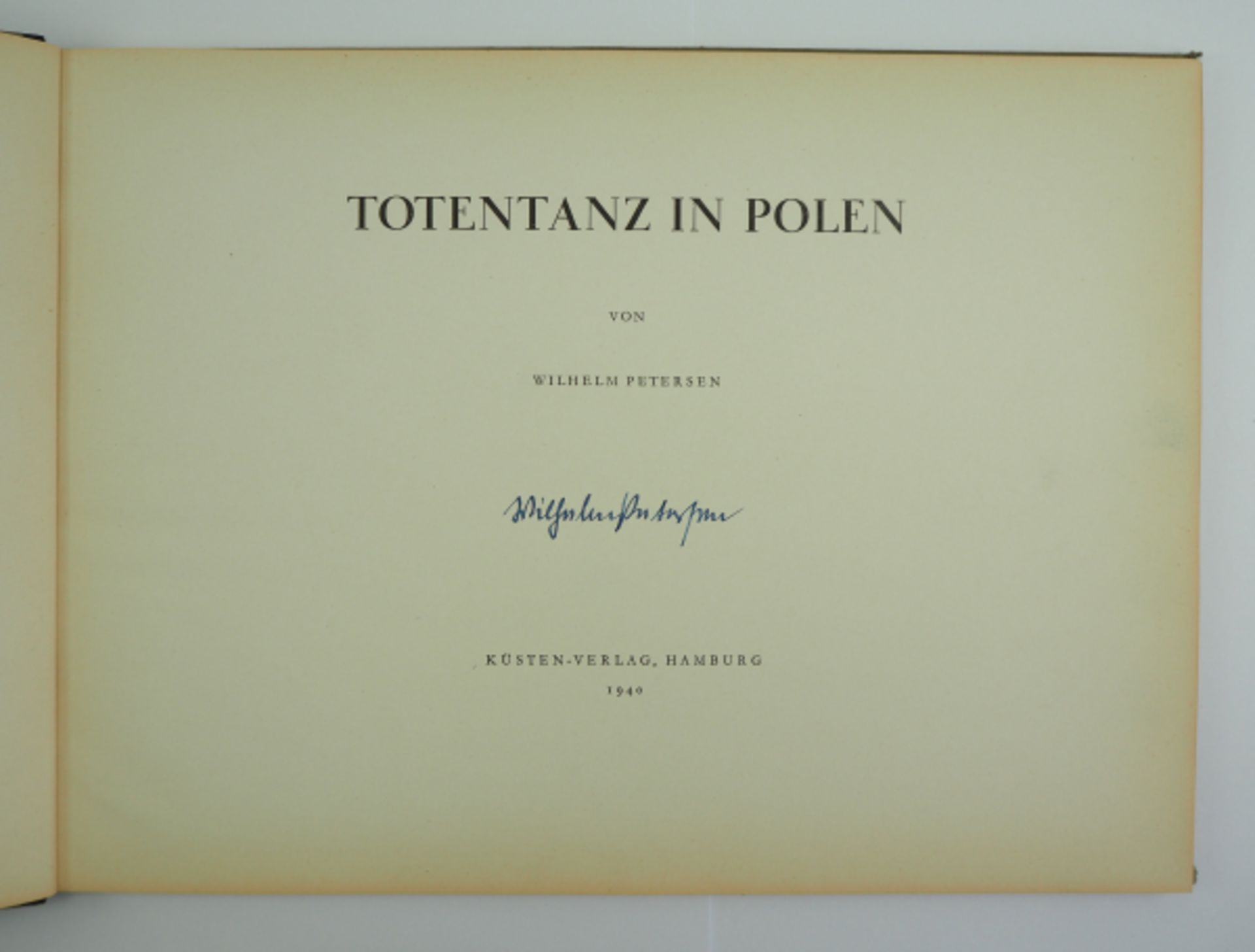 Petersen, Wilhelm.(1900-1987).Maler, Illustrator und Schriftsteller.Totentanz in Polen (Küsten-