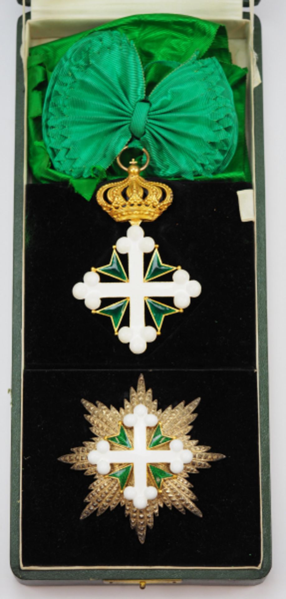 Italien: Ritterorden des heiligen Mauritius und heiligen Lazarus, 3. Modell (1868-1943), Großkreuz