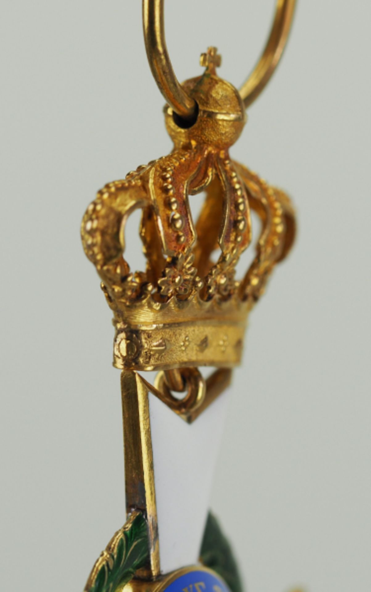 Griechenland: Erlöser-Orden, 1. Modell (1833-1863), Großkreuz Kleinod.Gold, teilweise emailliert, - Bild 4 aus 5