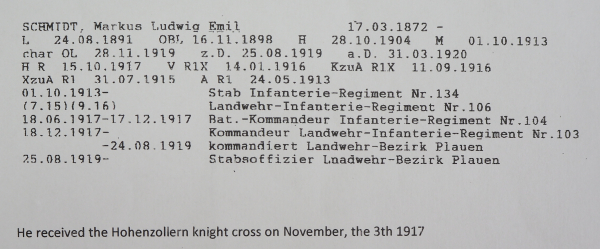 Sachsen: Große Feldschnalle des Oberstleutnant a.D. und Kommandeur des Landwehr-Infanterie- - Image 3 of 4