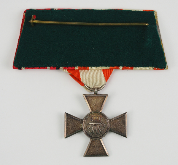 Preussen: Roter Adler Orden, 4. Modell (1885-1918), 4. Klasse - Fr.Silber, das Medaillon mit - Image 2 of 3