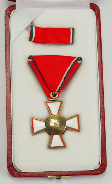 Ungarn: Ungarischer Verdienstorden, 3. Modell (seit 1991), Ritterkreuz, militärische Abteilung, im - Image 2 of 3