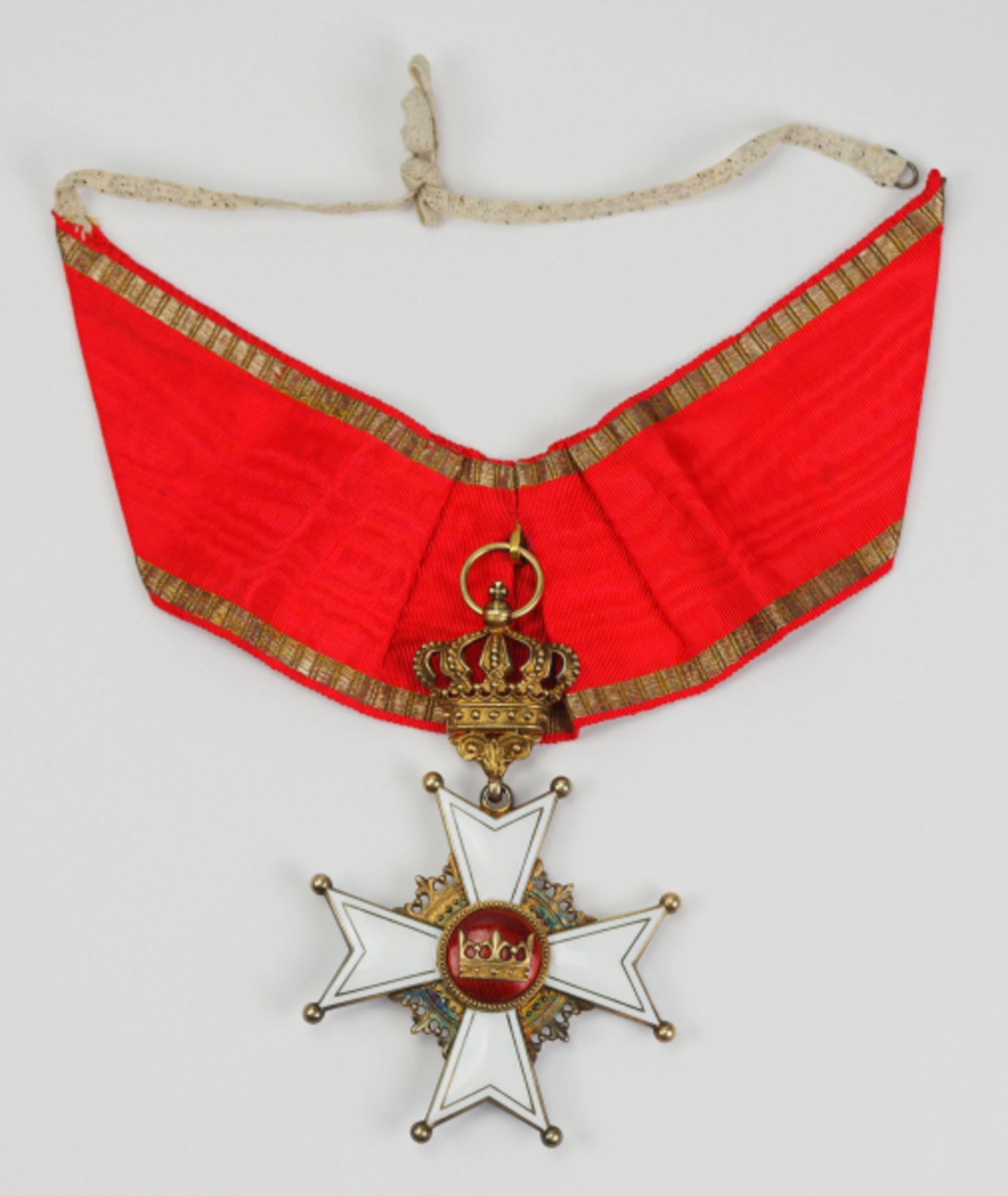 Baden: Orden Berthold des Ersten, Großkreuz.Silber vergoldet, teilweise emailliert, mehrteilig - Bild 2 aus 6
