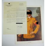 Hitler, Adolf / Ley, Robert.Farbdruck "Unser Führer" - nach dem Gemälde von Professor Heinrich