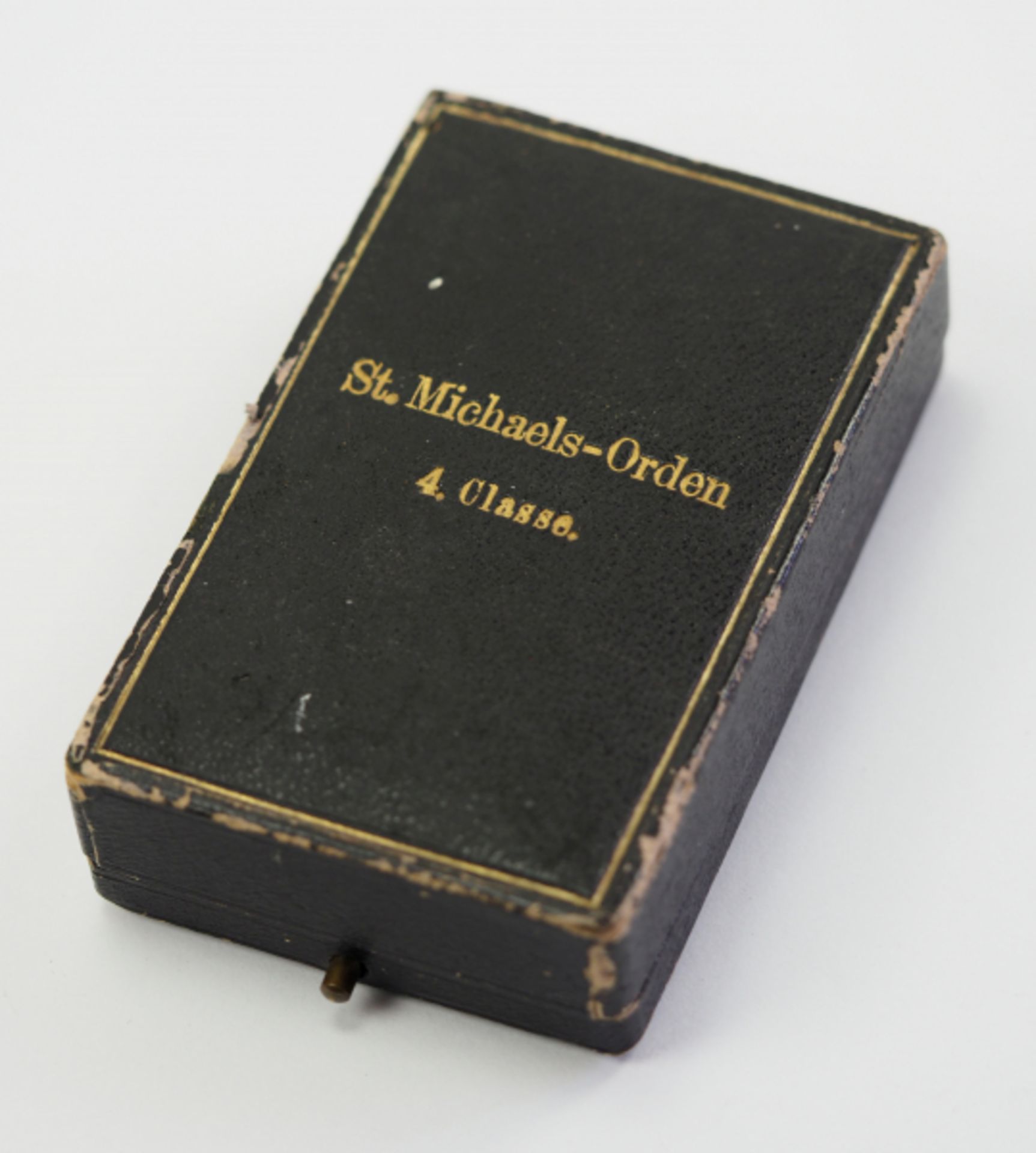 Bayern: Verdienstorden vom Heiligen Michael, 2. Modell (1887-1918), 4. Klasse (seit 1910), im Etui. - Bild 4 aus 4